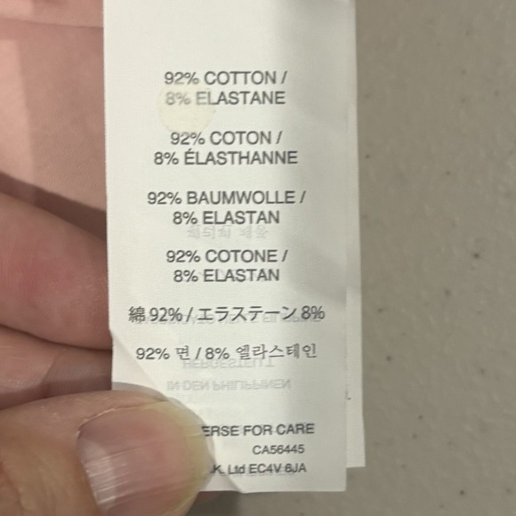 J.Crew Pink long‎ Sleeve Cotton Scoop Neck Top Women's Size XL - Picture 6 of 11